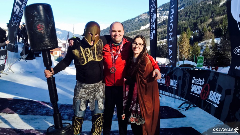 À l'arrivée sourires et spartiates