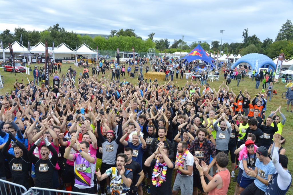 The Mud Day Bordeaux 2016 - 01/10/2016 - Domaine de Rocquevielle - Merignac - France - Mud Guys a l'echauffement avant le depart